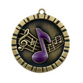 3-D Medal, "Music" - 2"